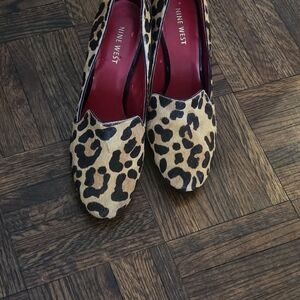 Nine West Leopard Print Women's Shoes 8
